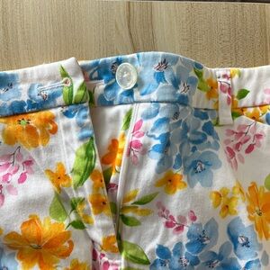 Jones New York Signature Floral Trousers 8petite